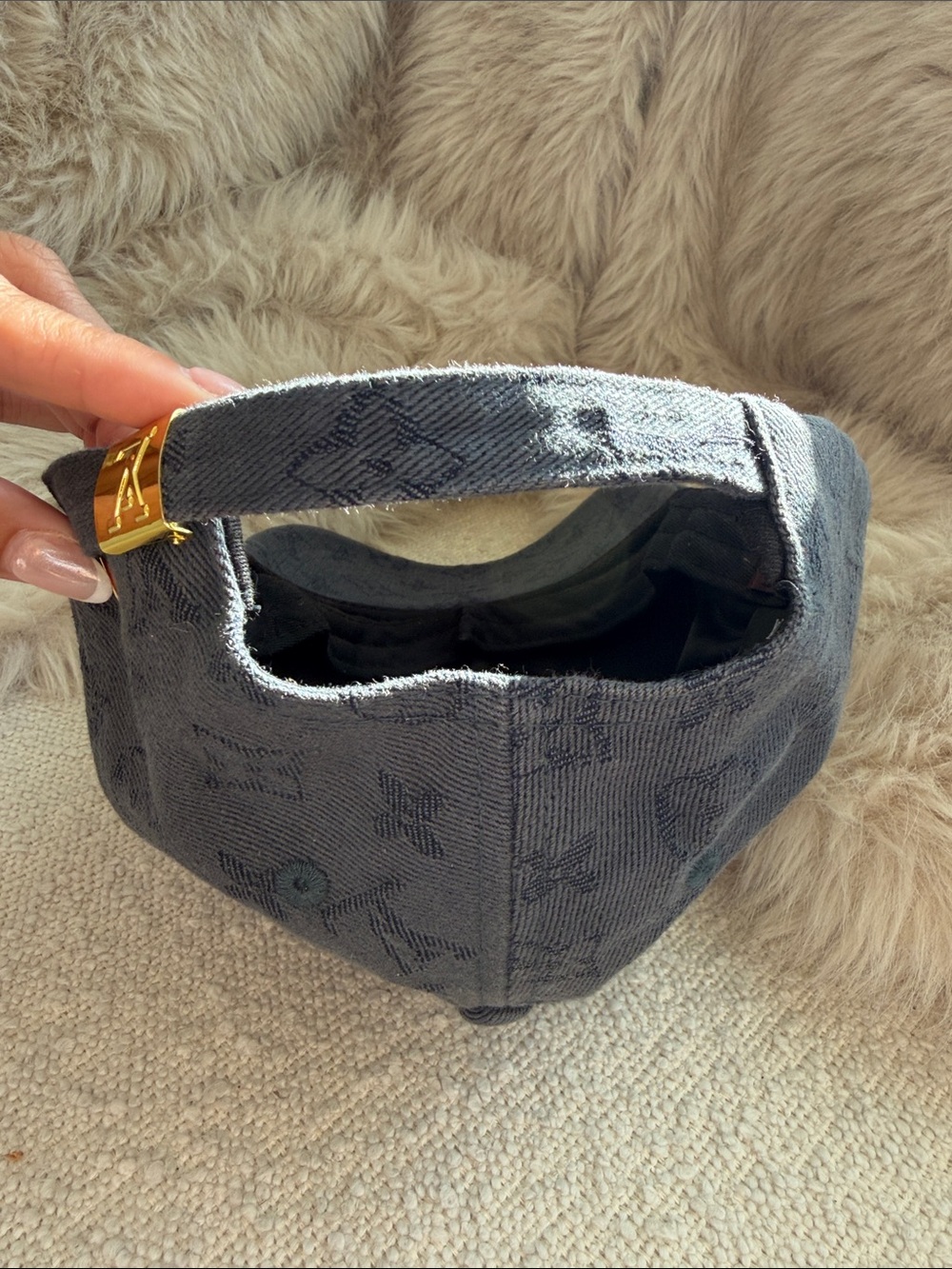 Monogram Baseball Fashion Cap - Picture 3 of 4